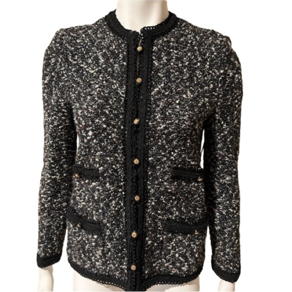 Vintage Classic Tweed Cardigan Jacket by Castleberry